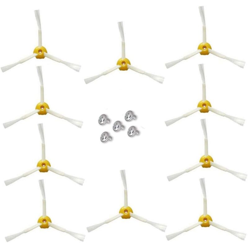 Image of Seitenbürste für iRobot Roomba 500 600 Serie – 10er-Pack, 3-armige Bürste