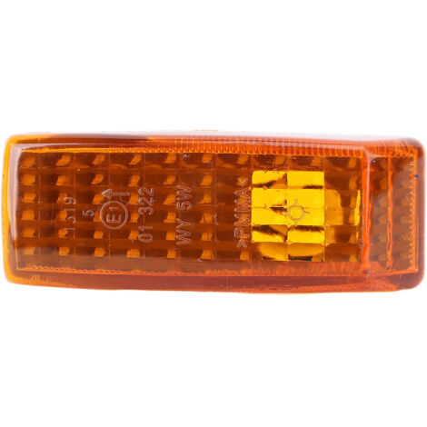 Seitenlichtgehäuse ABS gelb 1248202321 für Mercedes-Benz C, E, S, SL, W124, W140, R129 - 1 Stück.