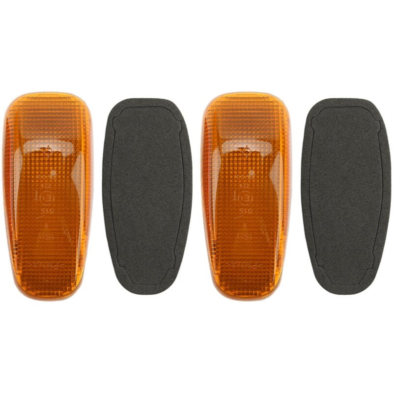 Image of Seitenmarkierungsleuchte, 2 Stück kratzfest 2108200921 Blinker für Auto (Gelb).