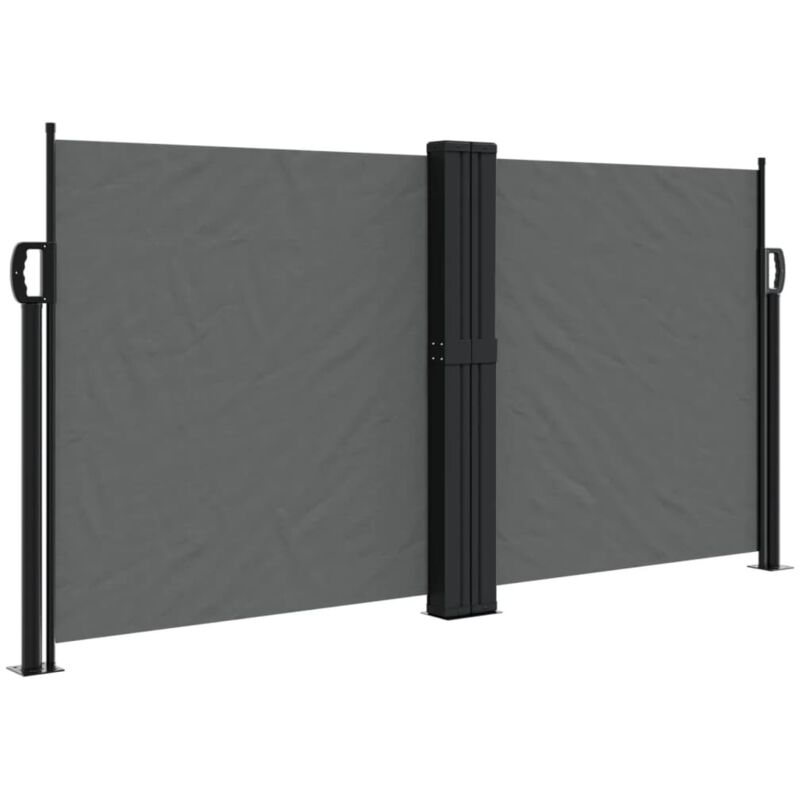 Seitenmarkise Ausziehbar Anthrazit 120x600 Cm Vidaxl