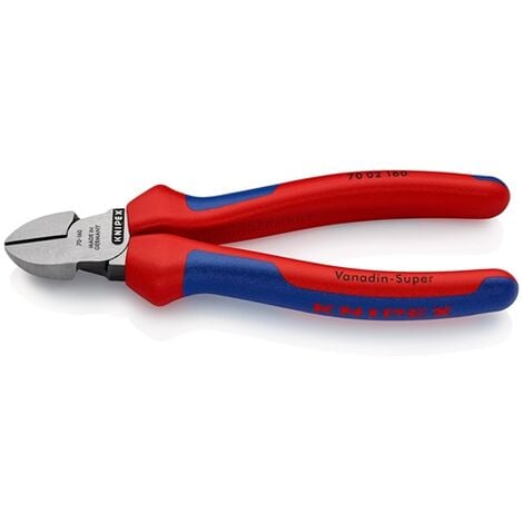 Seitenschneider L.160mm Kopf pol.Mehrkomp.-Hüllen max.2mm KNIPEX