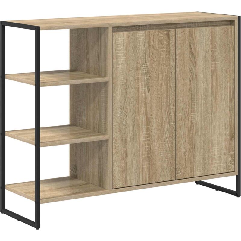 Seitenschrank Sonoma 96, 5 X 30 X 75 Cm Holzwerkstoff Vidaxl