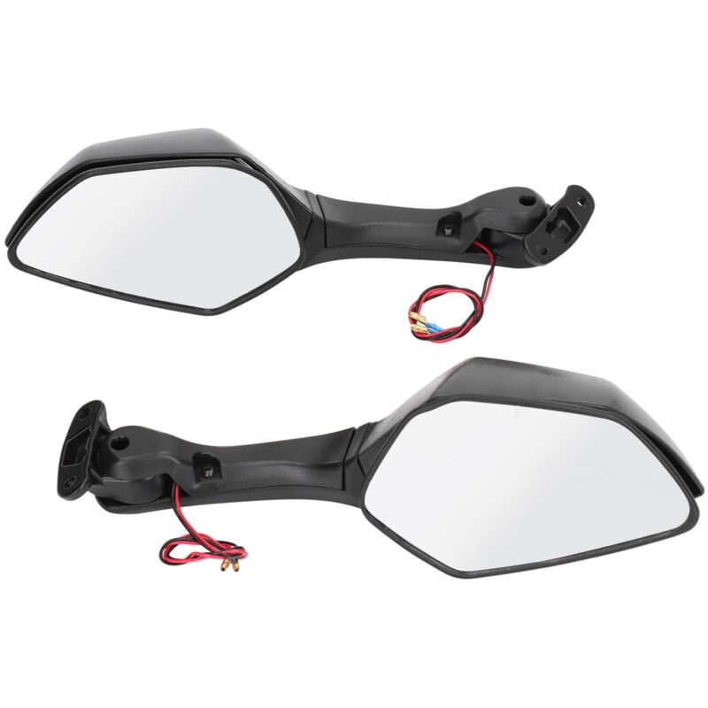 Image of Seitenspiegel, dekorativer Motorrad-Rückspiegel mit Blinkern für Motorräder.