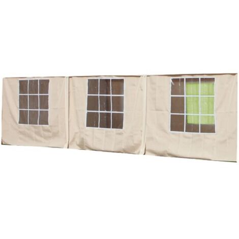 SEITENTEIL SET GAZEBO CAR PORT MAGNUM MT.3X6 WEISS