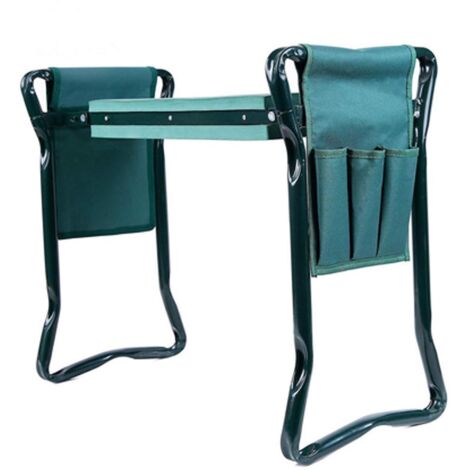 Seitliche Gartentasche für die Gartenbank, tragbare Organizer-Tasche mit Fächern für Gartengeräte, Wendetasche, Oxford-Gewebe, Maße 18,5 x 35,5 cm