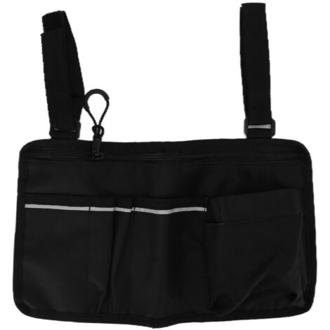 Seitliche Tasche für Rollstuhlfahrer – Organizer-Tasche aus 600D Oxford-Canvas – Armlehnen-Zubehör für Senioren