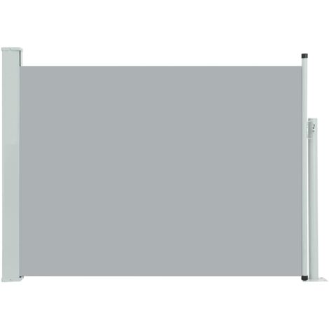 Seitliches, einziehbares Terrassendach 100x500 cm Grau