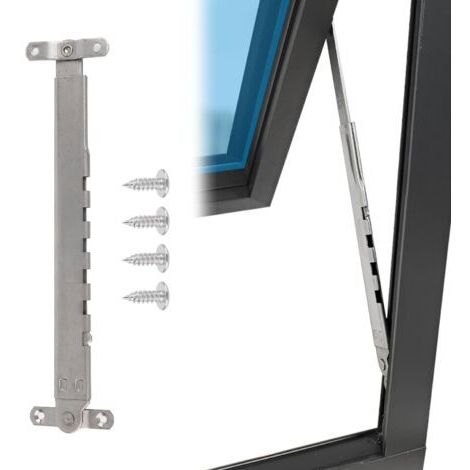 Séjour de Fenêtre Support Fenêtre Limiteur Contreventement Fenêtre Limiteur Support Télescopique Acier Inoxydable Support Fenêtre Externe Coupe-Vent