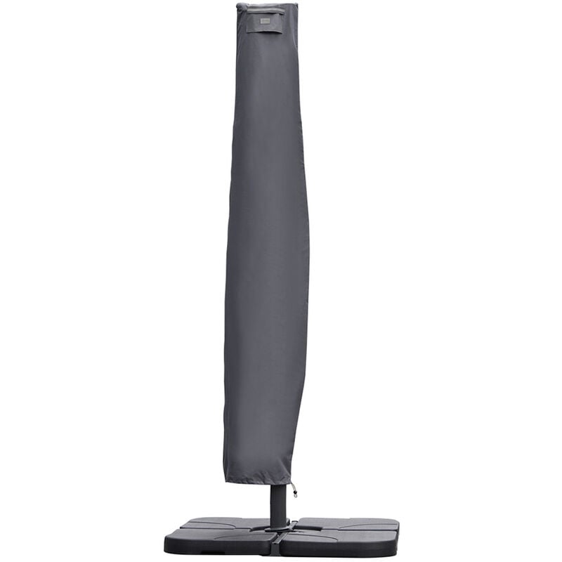 Sekey - Housse de Protection pour Parasol 240cm× 33/45cm, Gris