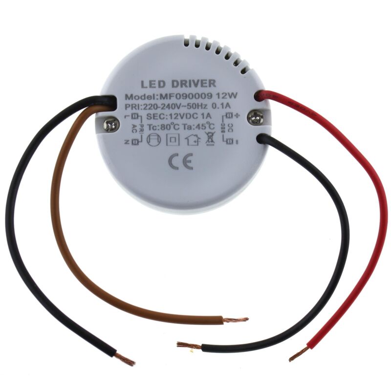 SeKi Alimentatore da incasso rotondo 12 Volt 12