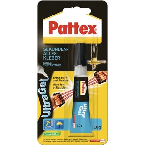 Sekundenkleber Ultra Gel 10g farblos Tube PATTEX
