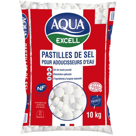 Sel adoucisseur haute pureté 10kg – Sac pratique pour adoucisseurs d'eau – Protège appareils électroménagers du calcaire – Sitram