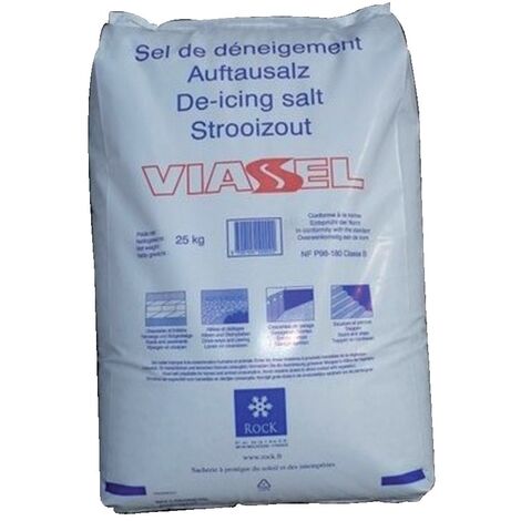 2 x 10 kg de sel de déneigement de classe de grain M selon DIN EN