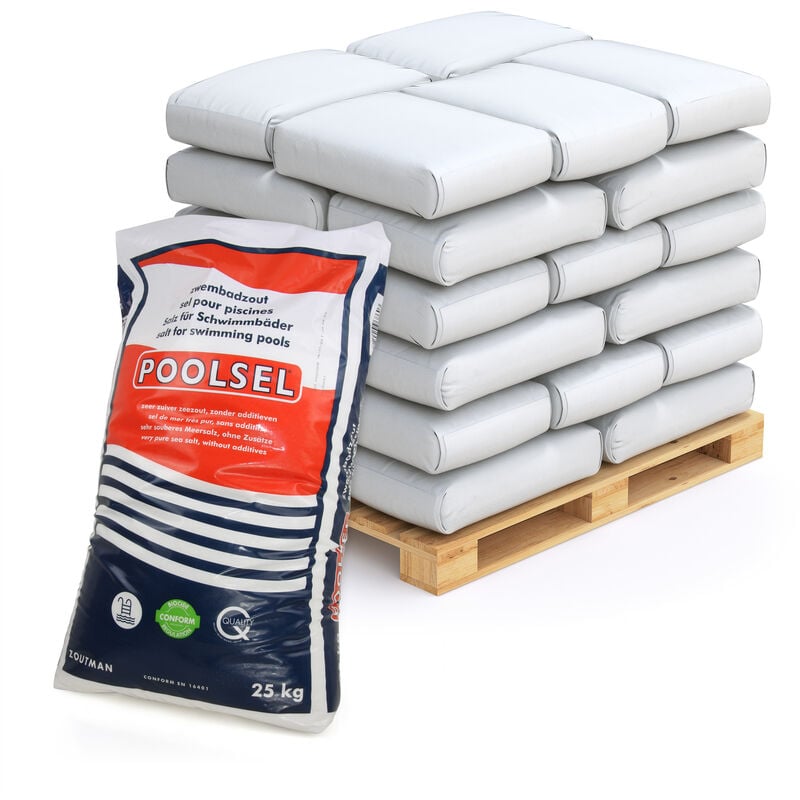 Zoutman - 25 kg de sel pour piscine 1000 kg (en)