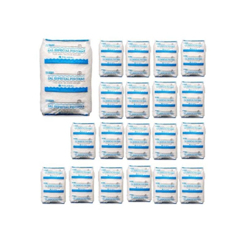 Traitement au sel - Sel pour électrolyse piscine - 20x25kg de Centrocom