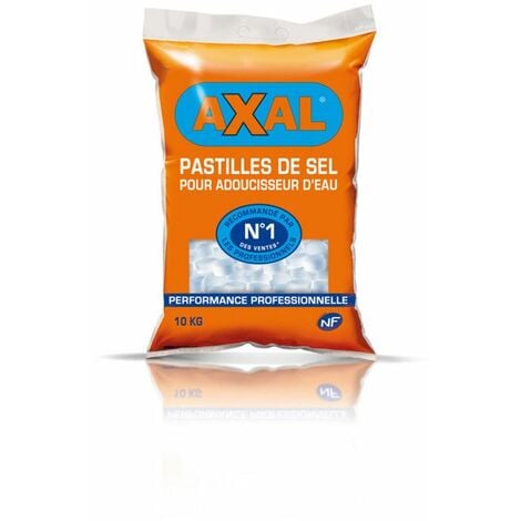 Sel pour adoucisseur 10 kg AXAL Pro, qualité professionnel, France