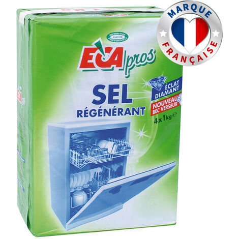 Sel Regenerant Lave Vaisselle 4 Boites De 1Kg 136 Eca Pros