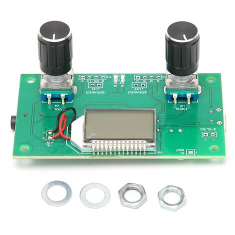 Selbstbau-FM-Radioempfängermodul 87-108 MHz, Stereo-Ausgang, drahtloser Empfänger, LCD-Bildschirm, DSP, PLL.