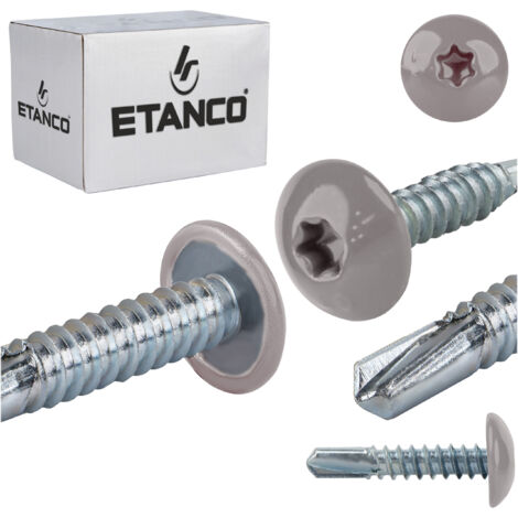 Selbstbohrende Schrauben GT5 PH 5,5x25mm RAL 9007