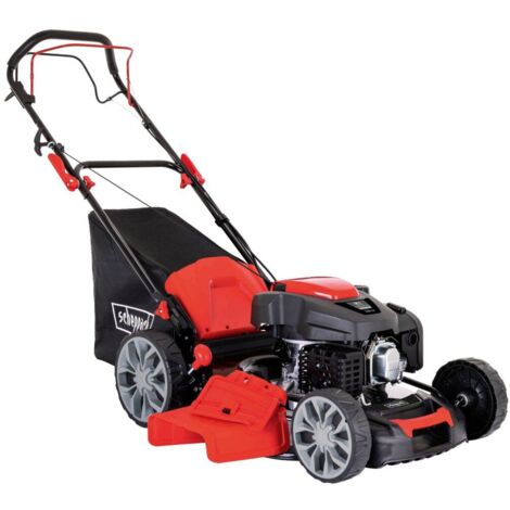 Selbstfahrender Benzinrasenmaher 224cc Schnittbreite 56cm Scheppach ms225-56