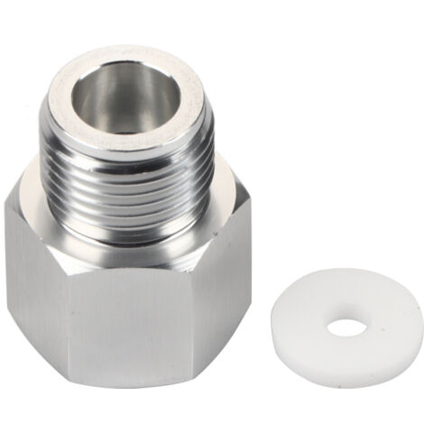 Selbstgebauter Sodazylinder-Adapter von W21.8 auf TR21.4, selbstgebauter Bierfassregler