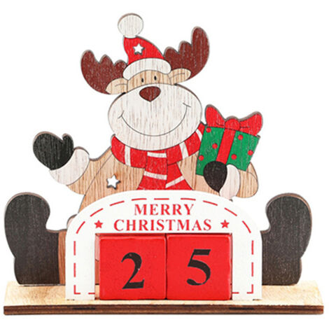 Selbstgemachter Adventskalender – Weihnachtsmann, Schneemann und Rentier – Festliche Dekoration für die Silvesterparty