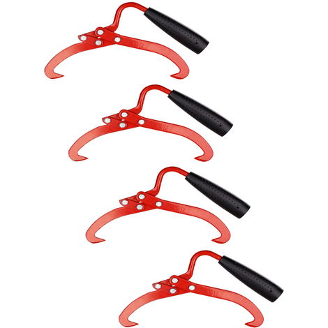 Selbstgreifende Handpackzange 4er-Pack Holzzange Forstzange Verladezange