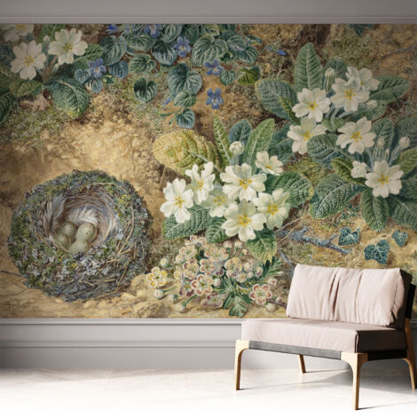 Selbsthaftend Tapete für Wohnzimmer Schlafzimmer Küche - Wanddekoration  Frühlingskomposition 312x219 cm