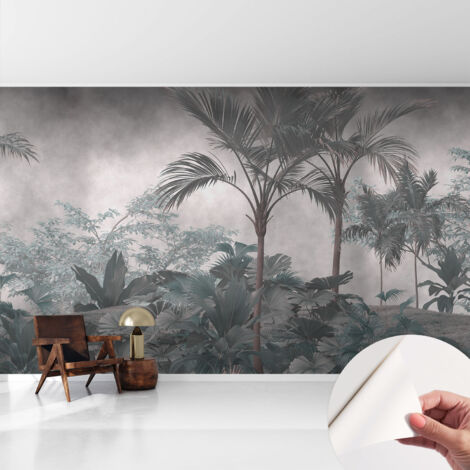 Selbstklebend Tapete - abwaschbar - Arbeitszimmer - Esszimmer- Top Qualität Exotische Natur 416x254 cm