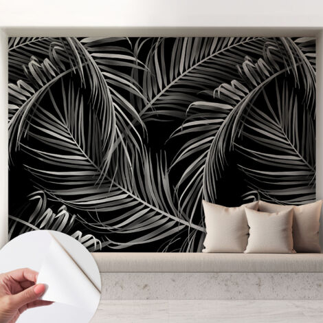 Selbstklebend Tapete - abwaschbar - Arbeitszimmer - Esszimmer- Top Qualität Exotisches Muster 208x146 cm