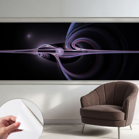 Selbstklebend Tapete - abwaschbar - Arbeitszimmer - Esszimmer- Top Qualität Kosmische Abstraktion 250x104 cm
