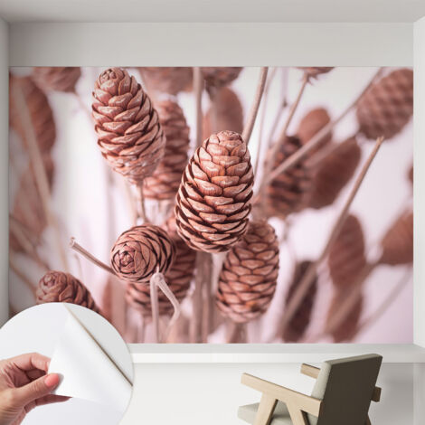 Selbstklebend Tapete - abwaschbar - Arbeitszimmer - Esszimmer- Top Qualität Natürliche Eleganz 152x104 cm