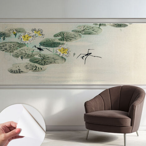 Selbstklebend Tapete - abwaschbar - Arbeitszimmer - Esszimmer- Top Qualität Ruhiges Wasser 250x104 cm
