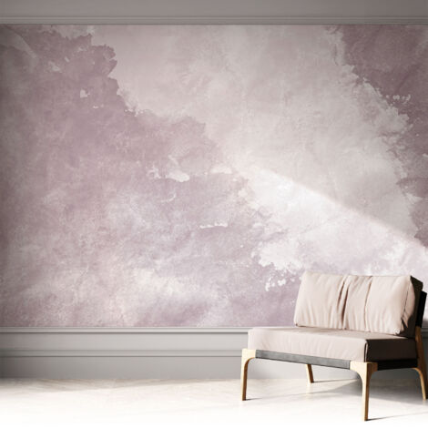 Selbstklebend Tapete - abwaschbar - Arbeitszimmer - Esszimmer- Top Qualität Violette Abstraktion 312x219 cm