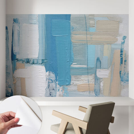 Selbstklebend Tapete - abwaschbar - Raumgestaltung  Schlafzimmer Wohnzimmer Tapete Moderne Harmonie 104x70 cm
