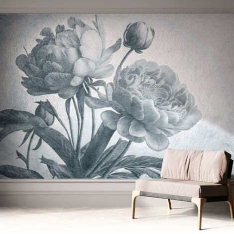 Selbstklebend Tapete modern - Wanddeko für Küche - Klebefolie Wand - luxus Look Blumiger Chic 312x219 cm