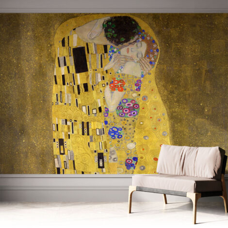 Selbstklebend Tapete modern - Wanddeko für Küche - Klebefolie Wand - luxus Look Jugendstil-Paar 312x219 cm