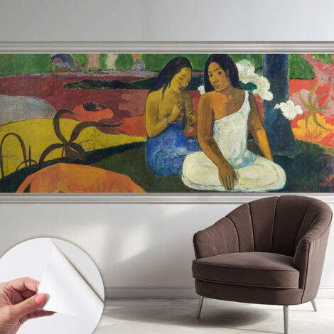 Selbstklebend Tapete modern Wohnzimmer - Wanddekoration - einfach anzubringen Exotische Szene 250x104 cm