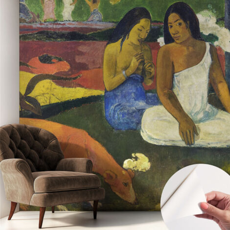 Selbstklebend Tapete modern Wohnzimmer - Wanddekoration - einfach anzubringen Exotische Szene 250x250 cm