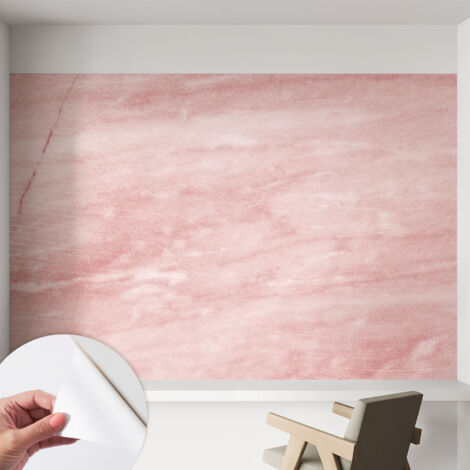 Selbstklebend Tapete modern Wohnzimmer - Wanddekoration - einfach anzubringen Marmormuster 152x104 cm