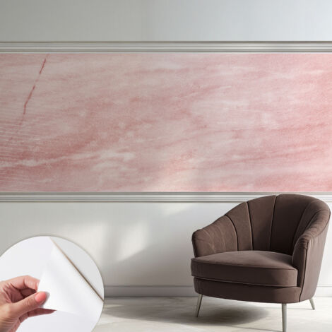 Selbstklebend Tapete modern Wohnzimmer - Wanddekoration - einfach anzubringen Marmormuster 250x104 cm