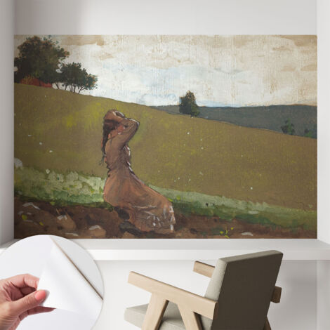 Selbstklebend Tapete modern Wohnzimmer - Wanddekoration - einfach anzubringen Ruhige Szene 104x70 cm
