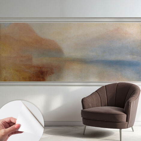 Selbstklebend Tapete - Wandgestaltung - Tapete Wohnzimmer - Flur Eingangsbereich Ätherische Landschaft 250x104 cm