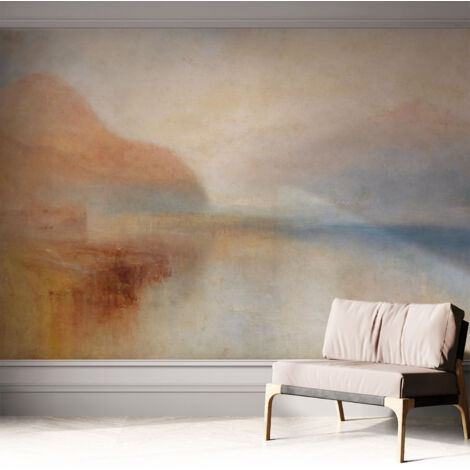 Selbstklebend Tapete - Wandgestaltung - Tapete Wohnzimmer - Flur Eingangsbereich Ätherische Landschaft 312x219 cm