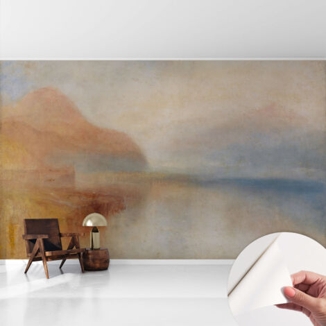 Selbstklebend Tapete - Wandgestaltung - Tapete Wohnzimmer - Flur Eingangsbereich Ätherische Landschaft 416x254 cm