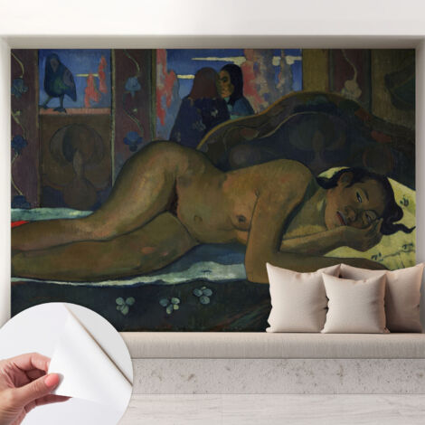 Selbstklebend Tapete - Wandgestaltung - Tapete Wohnzimmer - Flur Eingangsbereich Exotische Ruhe 208x146 cm