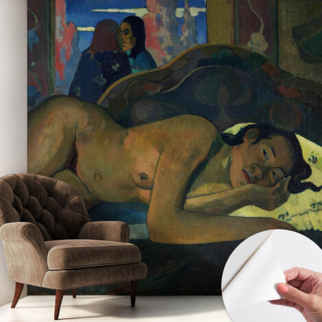 Selbstklebend Tapete - Wandgestaltung - Tapete Wohnzimmer - Flur Eingangsbereich Exotische Ruhe 250x250 cm