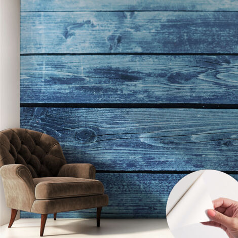 Selbstklebend Tapete - Wandgestaltung - Tapete Wohnzimmer - Flur Eingangsbereich Rustikaler Boden 250x250 cm