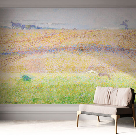 Selbstklebend Tapete - Wandgestaltung - Tapete Wohnzimmer - Flur Eingangsbereich Sommerfeld 312x219 cm