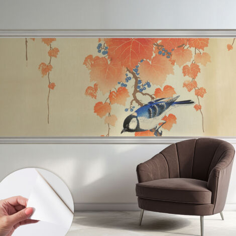 Selbstklebend Tapete - Wandgestaltung - Tapete Wohnzimmer - Flur Eingangsbereich Weinharmonie 250x104 cm
